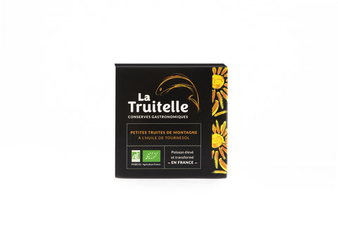 Petites truites de montagne à l'huile de tournesol