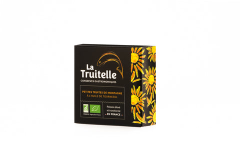 Petites truites de montagne à l'huile de tournesol