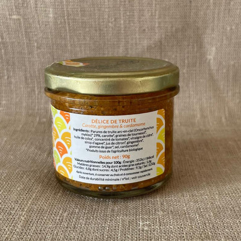 Délice de Truite - Carotte, gingembre et cardamome BIO