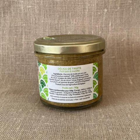 Délice de Truite - Petits pois & menthe BIO