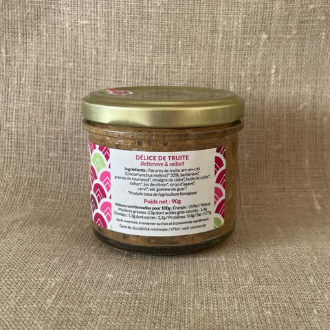 Délice de Truite - Betterave & raifort BIO