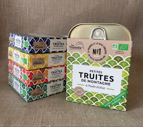 Truites de montagne à l'huile d'olive et au citron