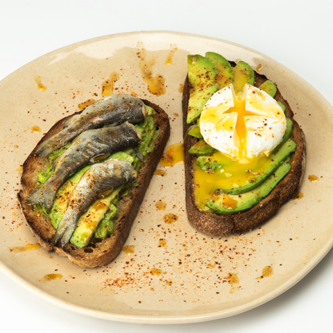 Truites de montagne marinade citron et basilic