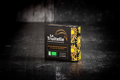 Petites truites de montagne à l'huile de tournesol